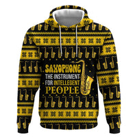 Saxophone The Instrument For Intellegent People Christmas Hoodie Xmas Holiday Patterns - Wonder Print Shop