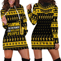 Saxophone The Instrument For Intellegent People Christmas Hoodie Dress Xmas Holiday Patterns - Wonder Print Shop