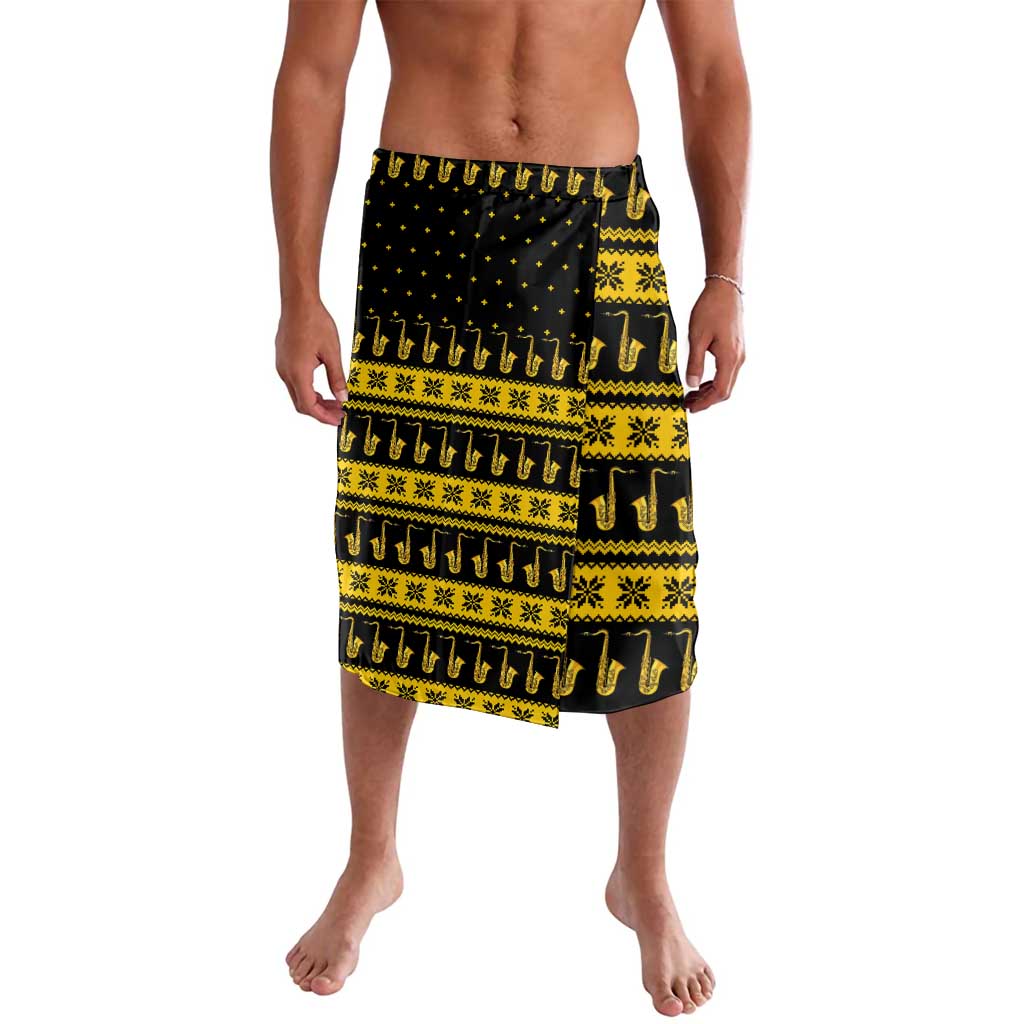 Saxophone The Instrument For Intellegent People Christmas Lavalava Xmas Holiday Patterns - Wonder Print Shop