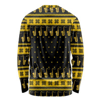 Saxophone The Instrument For Intellegent People Christmas Long Sleeve Shirt Xmas Holiday Patterns - Wonder Print Shop