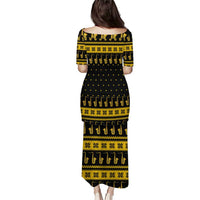 Saxophone The Instrument For Intellegent People Christmas Puletasi Xmas Holiday Patterns - Wonder Print Shop