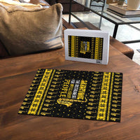 Saxophone The Instrument For Intellegent People Christmas Puzzle Xmas Holiday Patterns - Wonder Print Shop