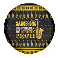 Saxophone The Instrument For Intellegent People Christmas Spare Tire Cover Xmas Holiday Patterns - Wonder Print Shop