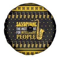 Saxophone The Instrument For Intellegent People Christmas Spare Tire Cover Xmas Holiday Patterns - Wonder Print Shop