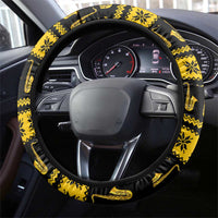 Saxophone The Instrument For Intellegent People Christmas Steering Wheel Cover Xmas Holiday Patterns - Wonder Print Shop
