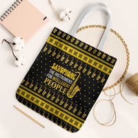 Saxophone The Instrument For Intellegent People Christmas Tote Bag Xmas Holiday Patterns - Wonder Print Shop