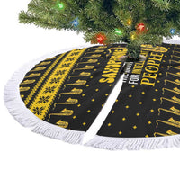 Saxophone The Instrument For Intellegent People Christmas Tree Skirt Xmas Holiday Patterns - Wonder Print Shop