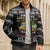 School Bus All Day Christmas Bomber Puffer Jacket Xmas Holiday Patterns - Wonder Print Shop