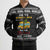 School Bus All Day Christmas Bomber Puffer Jacket Xmas Holiday Patterns - Wonder Print Shop