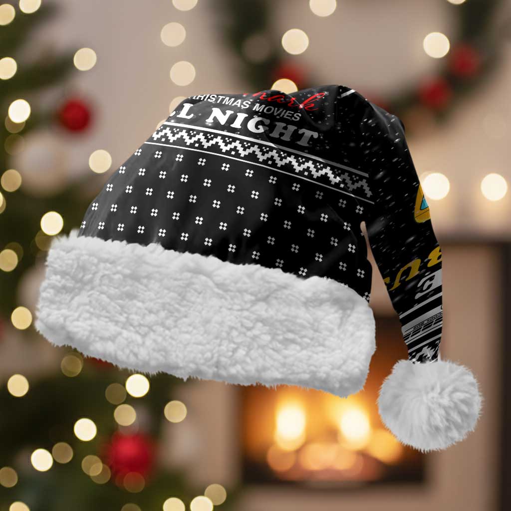 School Bus All Day Christmas Santa Hat Xmas Holiday Patterns - Wonder Print Shop