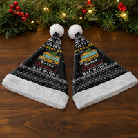 School Bus All Day Christmas Santa Hat Xmas Holiday Patterns - Wonder Print Shop