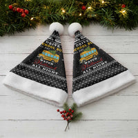 School Bus All Day Christmas Santa Hat Xmas Holiday Patterns - Wonder Print Shop