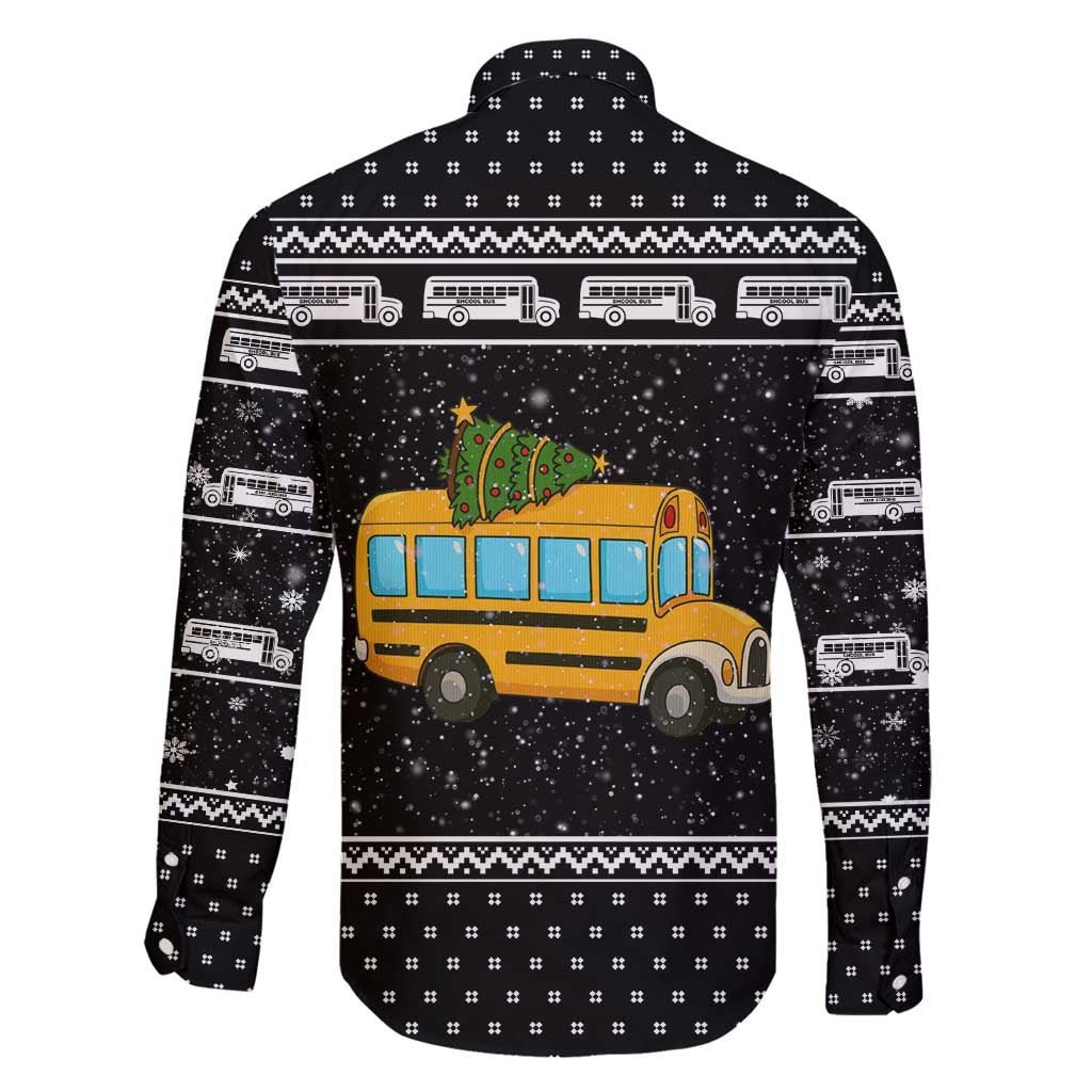 School Bus All Day Christmas Family Matching Tank Maxi Dress and Hawaiian Shirt Xmas Holiday Patterns - Wonder Print Shop