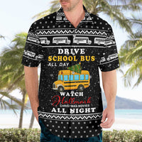 School Bus All Day Christmas Hawaiian Shirt Xmas Holiday Patterns - Wonder Print Shop