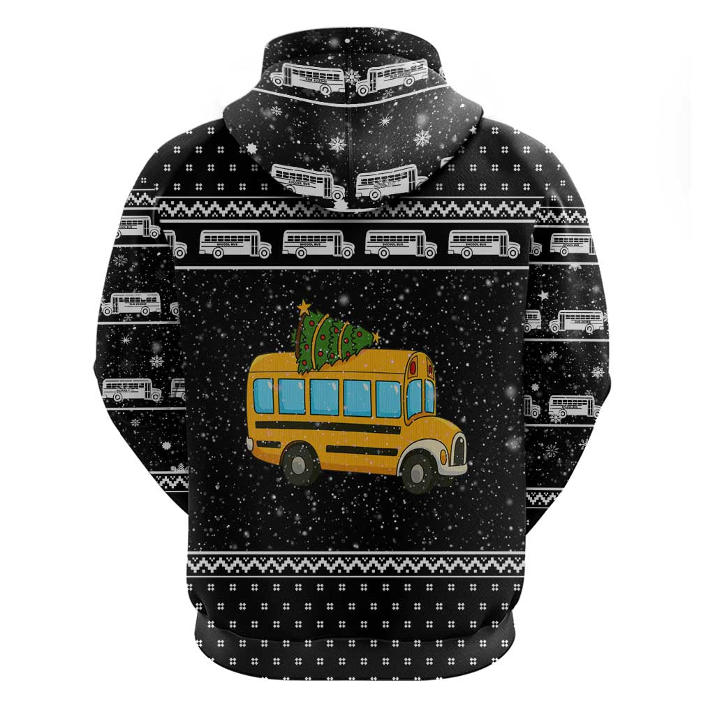 School Bus All Day Christmas Hoodie Xmas Holiday Patterns - Wonder Print Shop