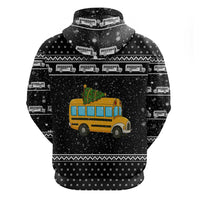 School Bus All Day Christmas Hoodie Xmas Holiday Patterns - Wonder Print Shop