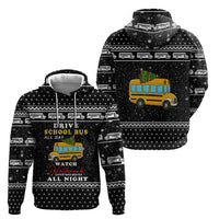 School Bus All Day Christmas Hoodie Xmas Holiday Patterns - Wonder Print Shop