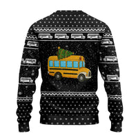 School Bus All Day Christmas Ugly Christmas Sweater Xmas Holiday Patterns - Wonder Print Shop