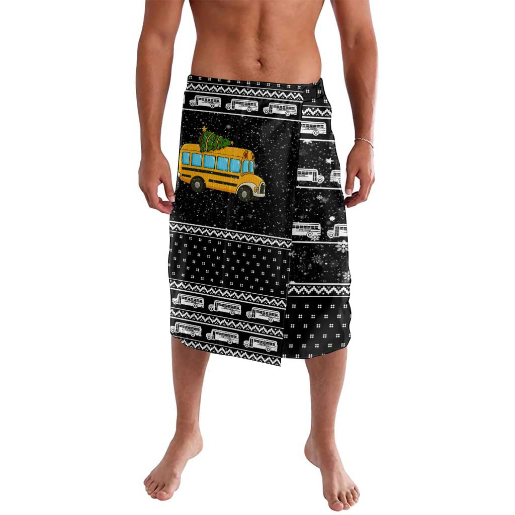 School Bus All Day Christmas Lavalava Xmas Holiday Patterns - Wonder Print Shop