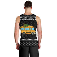 School Bus All Day Christmas Men Tank Top Xmas Holiday Patterns - Wonder Print Shop