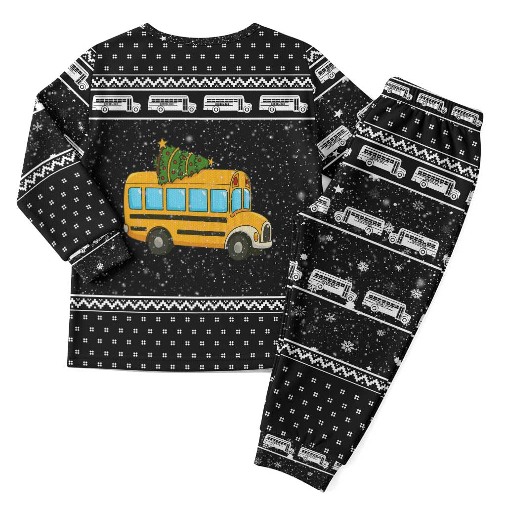 School Bus All Day Christmas Pajama Set Xmas Holiday Patterns - Wonder Print Shop