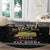 School Bus All Day Christmas Round Carpet Xmas Holiday Patterns - Wonder Print Shop