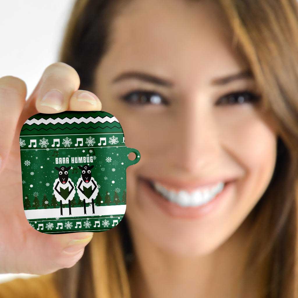Sheep Baaa Humbug Christmas AirPods Case Xmas Holiday Patterns - Wonder Print Shop