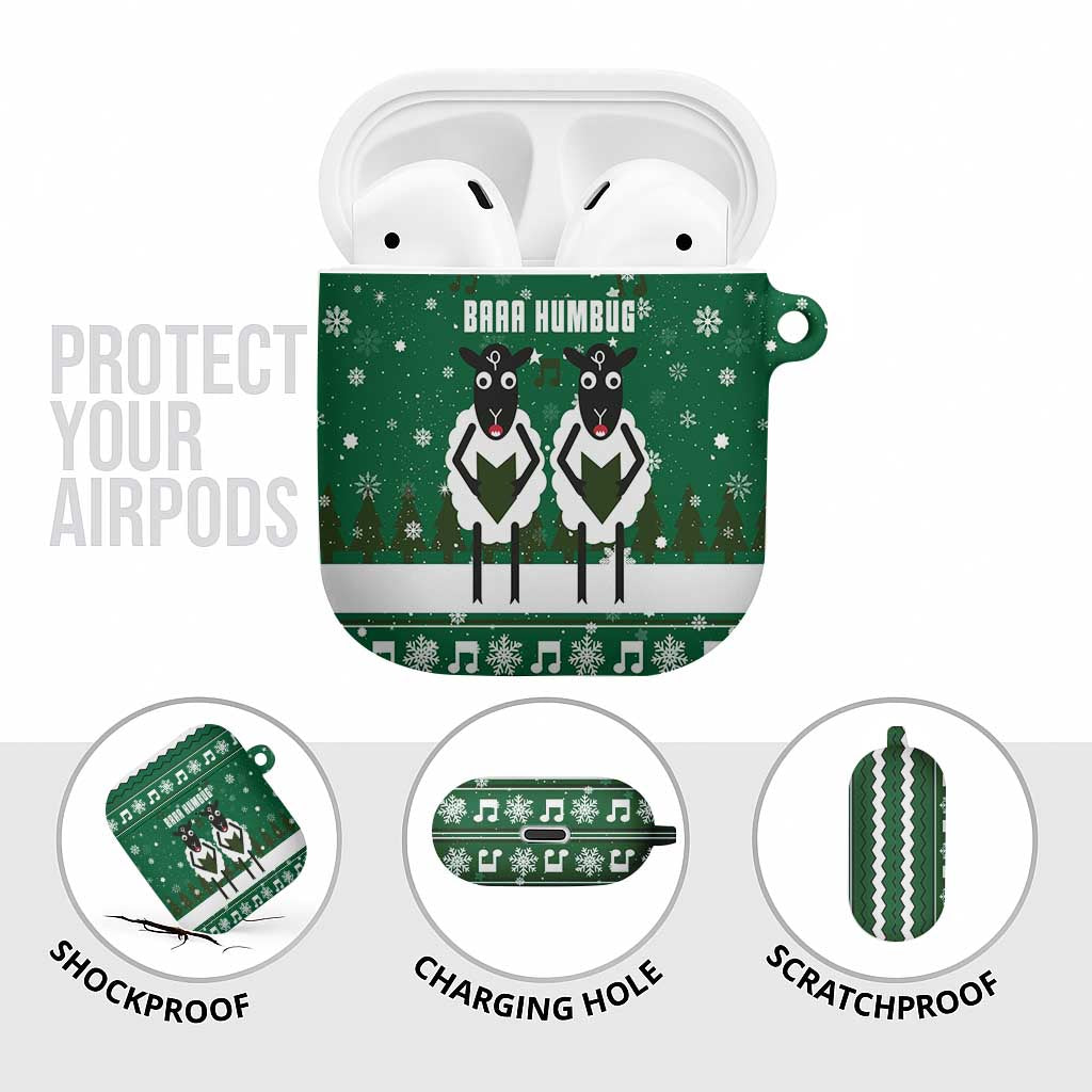 Sheep Baaa Humbug Christmas AirPods Case Xmas Holiday Patterns - Wonder Print Shop