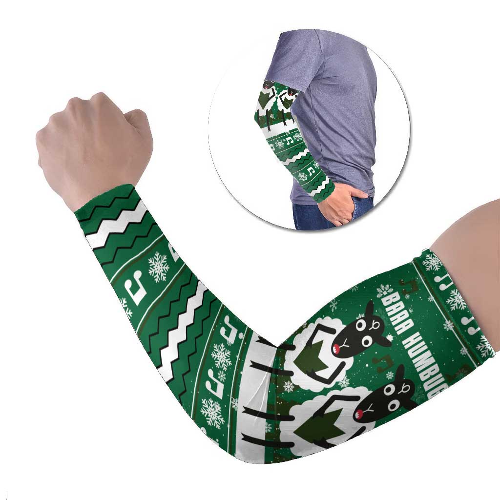 Sheep Baaa Humbug Christmas Arm Sleeves Xmas Holiday Patterns - Wonder Print Shop