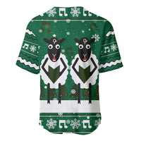 Sheep Baaa Humbug Christmas Baseball Jersey Xmas Holiday Patterns - Wonder Print Shop