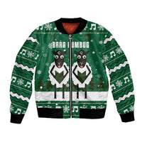 Sheep Baaa Humbug Christmas Bomber Jacket Xmas Holiday Patterns - Wonder Print Shop