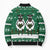 Sheep Baaa Humbug Christmas Bomber Puffer Jacket Xmas Holiday Patterns - Wonder Print Shop