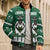 Sheep Baaa Humbug Christmas Bomber Puffer Jacket Xmas Holiday Patterns - Wonder Print Shop
