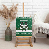 Sheep Baaa Humbug Christmas Canvas Wall Art Xmas Holiday Patterns - Wonder Print Shop
