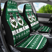 Sheep Baaa Humbug Christmas Car Seat Cover Xmas Holiday Patterns - Wonder Print Shop