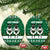 Sheep Baaa Humbug Christmas Ceramic Ornament Xmas Holiday Patterns - Wonder Print Shop