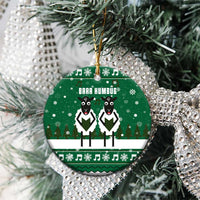 Sheep Baaa Humbug Christmas Ceramic Ornament Xmas Holiday Patterns - Wonder Print Shop