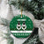 Sheep Baaa Humbug Christmas Ceramic Ornament Xmas Holiday Patterns - Wonder Print Shop