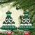 Sheep Baaa Humbug Christmas Ceramic Ornament Xmas Holiday Patterns - Wonder Print Shop