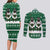 Sheep Baaa Humbug Christmas Couples Matching Long Sleeve Bodycon Dress and Long Sleeve Button Shirt Xmas Holiday Patterns - Wonder Print Shop