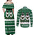 Sheep Baaa Humbug Christmas Couples Matching Off Shoulder Maxi Dress and Long Sleeve Button Shirt Xmas Holiday Patterns - Wonder Print Shop