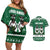 Sheep Baaa Humbug Christmas Couples Matching Off Shoulder Short Dress and Hawaiian Shirt Xmas Holiday Patterns - Wonder Print Shop