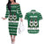 Sheep Baaa Humbug Christmas Couples Matching Off The Shoulder Long Sleeve Dress and Hawaiian Shirt Xmas Holiday Patterns - Wonder Print Shop
