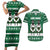 Sheep Baaa Humbug Christmas Couples Matching Short Sleeve Bodycon Dress and Hawaiian Shirt Xmas Holiday Patterns - Wonder Print Shop
