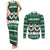 Sheep Baaa Humbug Christmas Couples Matching Tank Maxi Dress and Long Sleeve Button Shirt Xmas Holiday Patterns - Wonder Print Shop