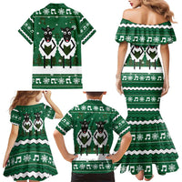 Sheep Baaa Humbug Christmas Family Matching Mermaid Dress and Hawaiian Shirt Xmas Holiday Patterns - Wonder Print Shop