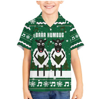 Sheep Baaa Humbug Christmas Family Matching Mermaid Dress and Hawaiian Shirt Xmas Holiday Patterns - Wonder Print Shop