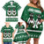 Sheep Baaa Humbug Christmas Family Matching Off Shoulder Short Dress and Hawaiian Shirt Xmas Holiday Patterns - Wonder Print Shop