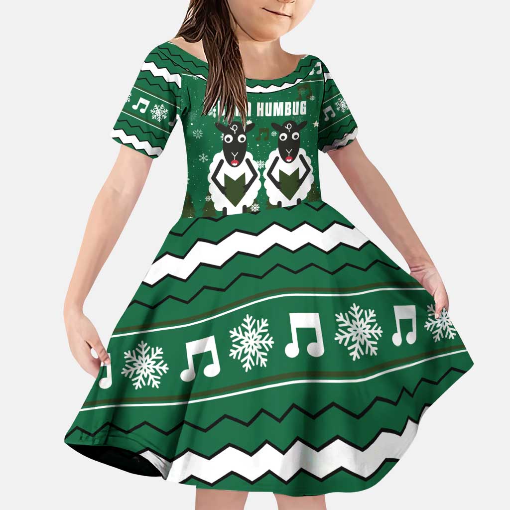 Sheep Baaa Humbug Christmas Family Matching Puletasi and Hawaiian Shirt Xmas Holiday Patterns - Wonder Print Shop