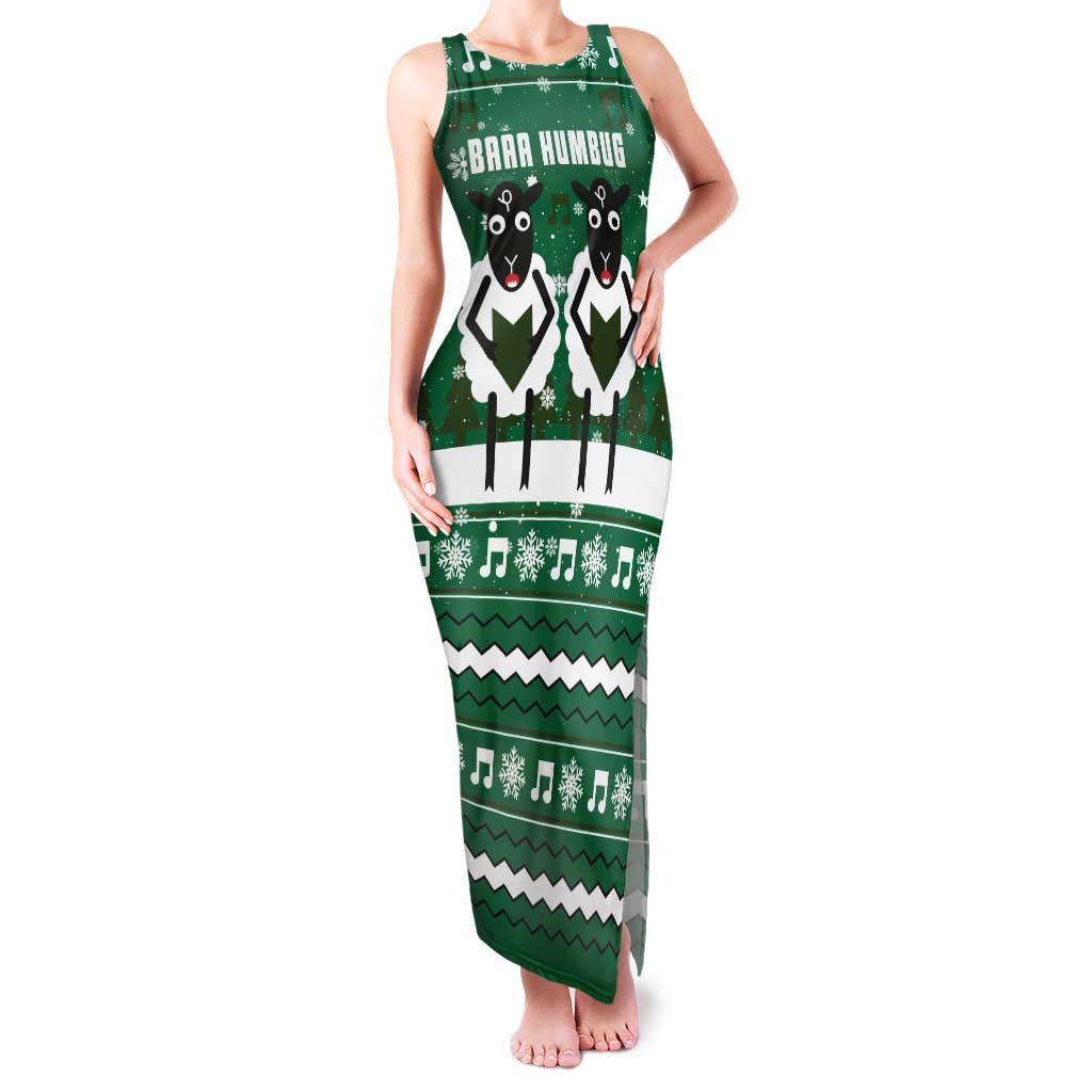 Sheep Baaa Humbug Christmas Family Matching Tank Maxi Dress and Hawaiian Shirt Xmas Holiday Patterns - Wonder Print Shop